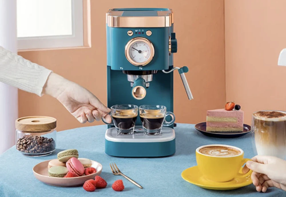 espresso machine with milk frother